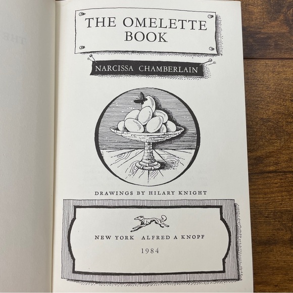 Vintage The Omelette Book 1984 Knoff Copyright 1955 Yellow Red Farm House Style - Picture 5 of 15